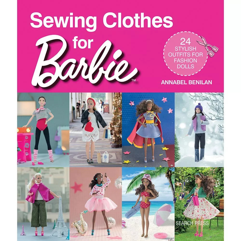 Sewing clothes for Barbie book by Annabel Benilan (British brand)