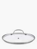 Eaziglide clear glass saucepan and casserole pan lid 24cm - British product