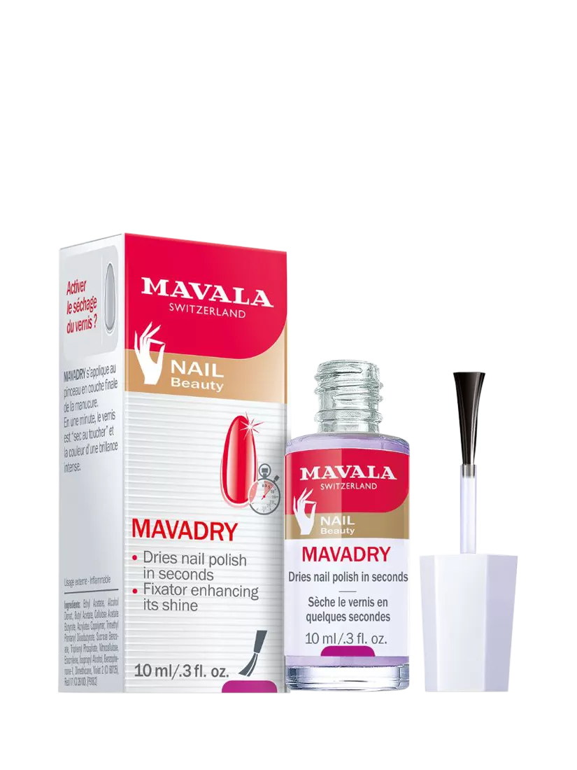 Mavala Mavadry fast drying nail polish finish topcoat 10ml, imported from the UK