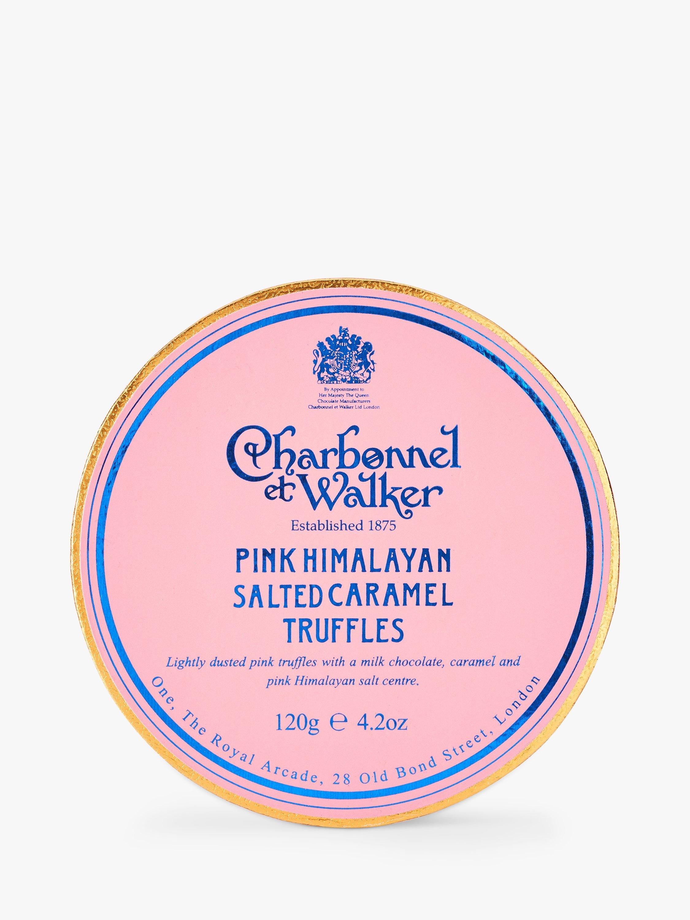 Charbonnel et Walker pink Himalayan salted caramel truffles 120g - British product