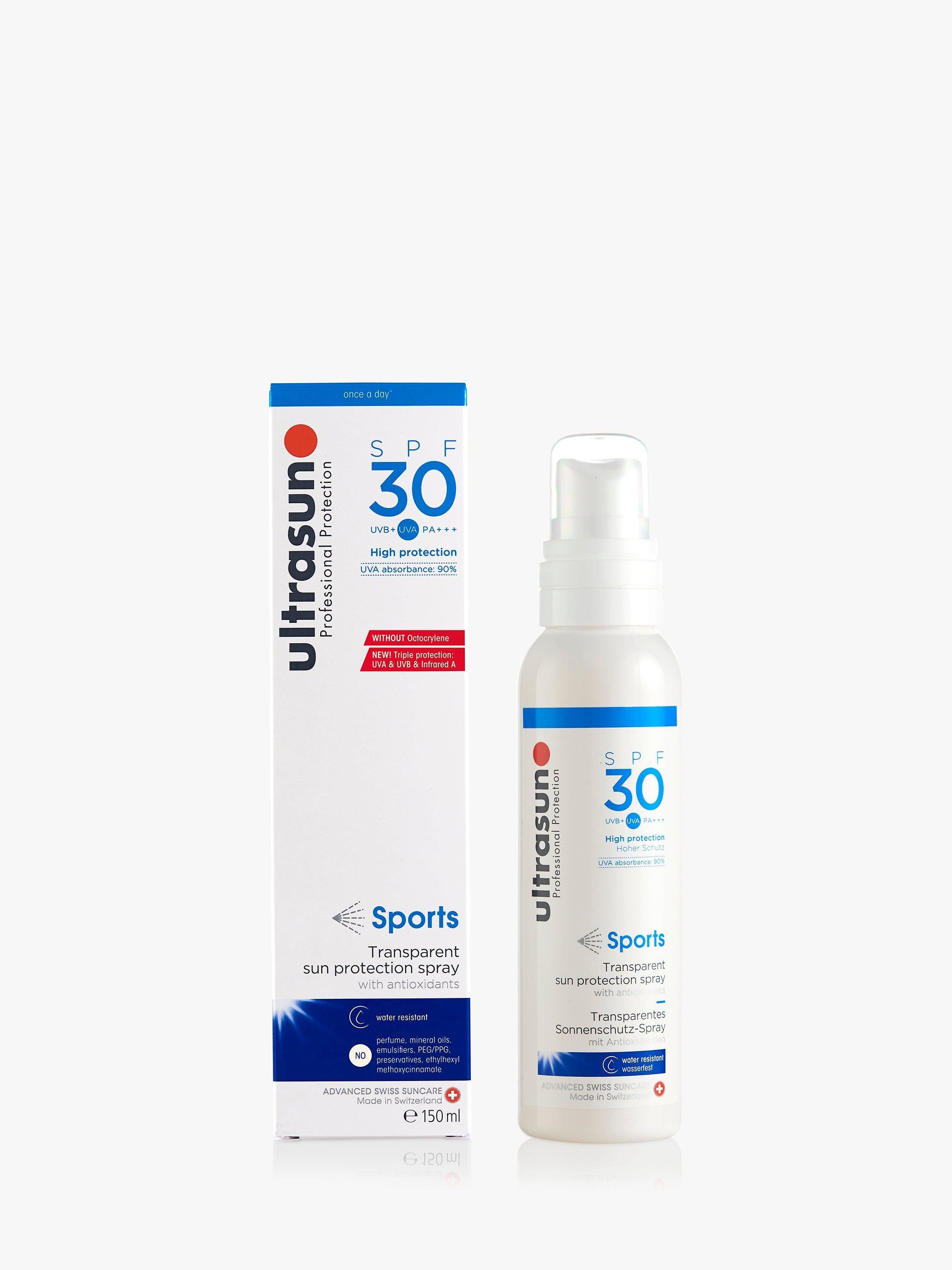 Ultrasun Sports Spray SPF 30 150ml (British brand)
