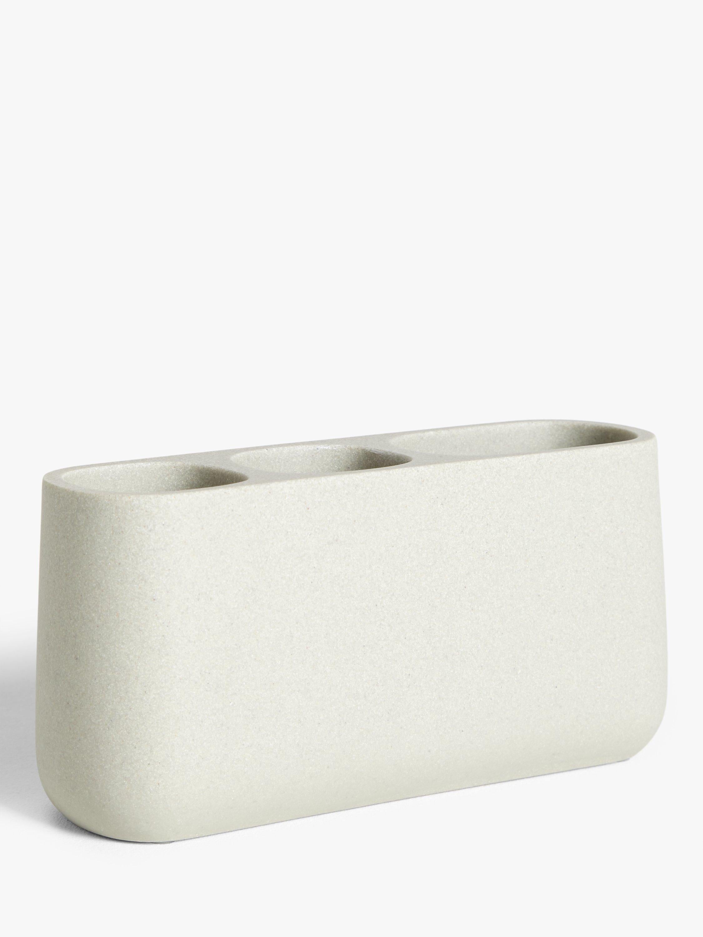 John Lewis Drift toothbrush holder in coloured resin, UK version