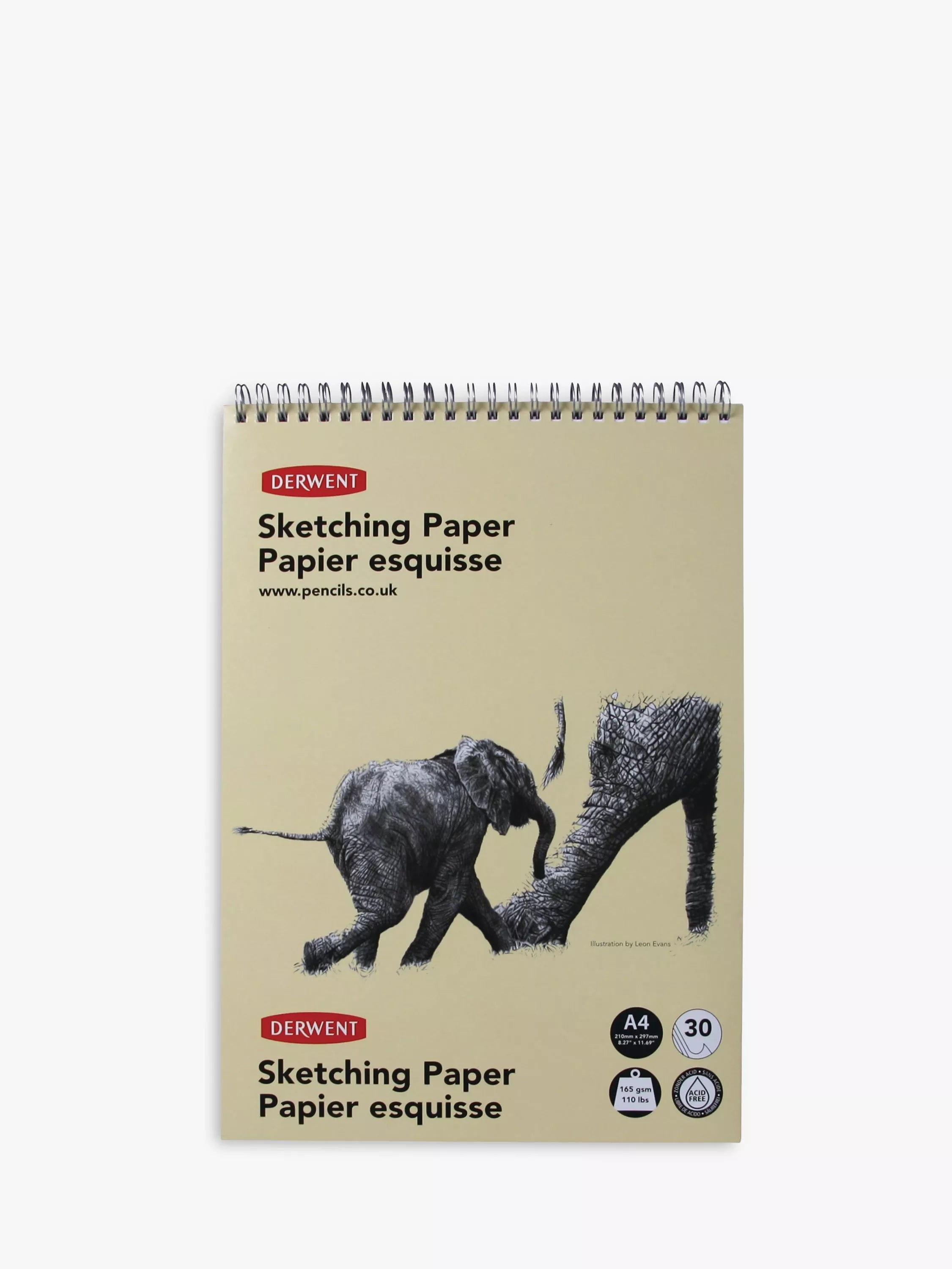 Derwent A4 sketch pad - British product