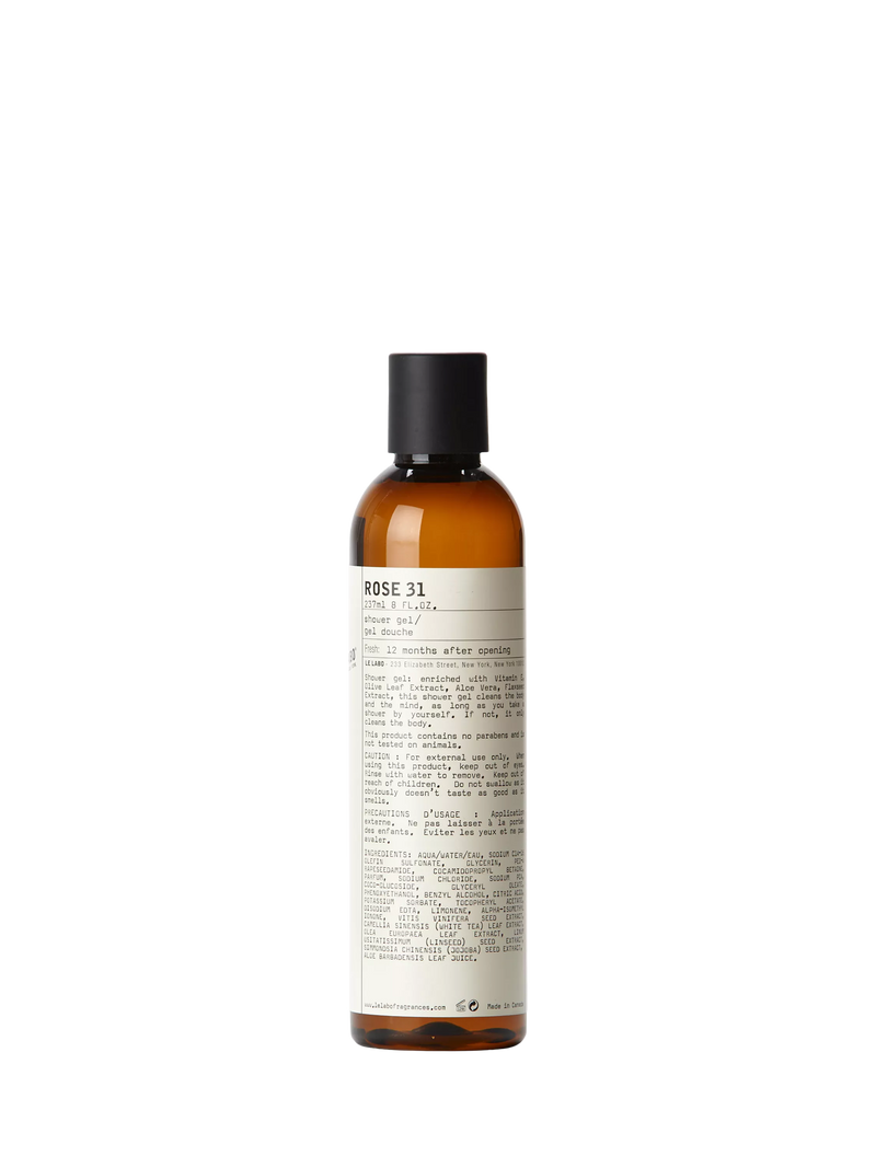 Le Labo Rose 31 shower gel 237ml, UK version