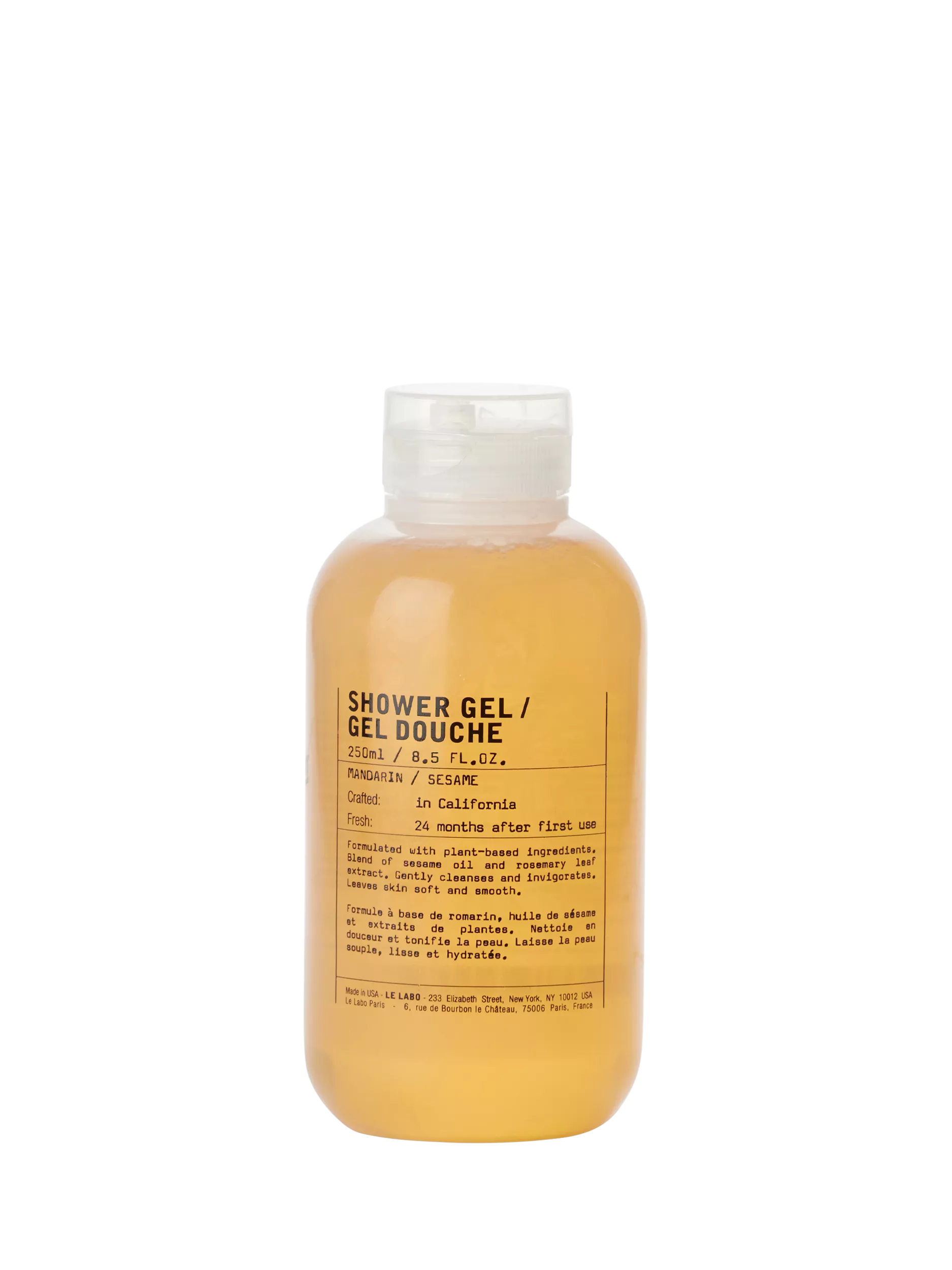Le Labo mandarin shower gel 250ml, UK version