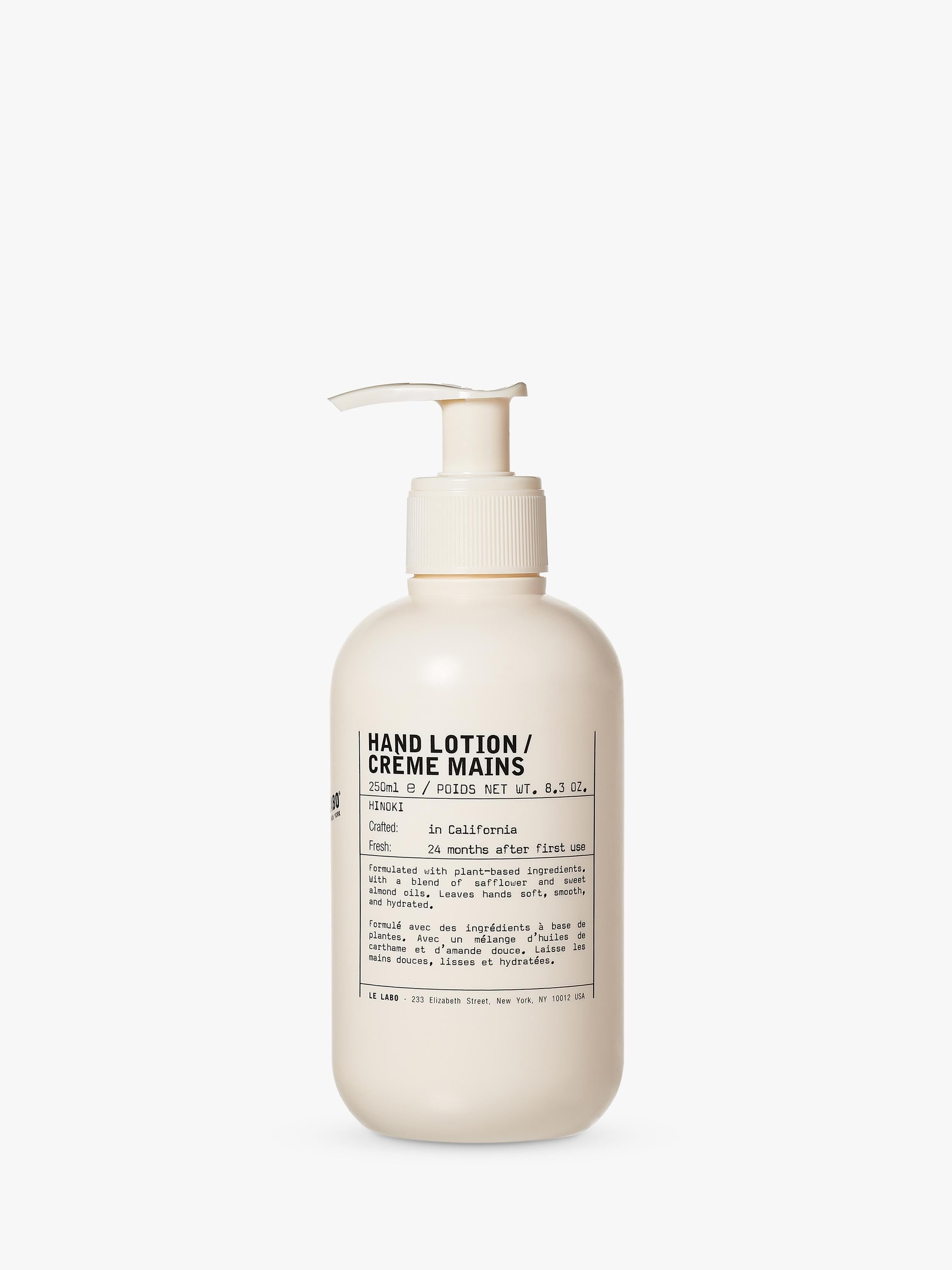 Le Labo Hinoki hand lotion 250ml, UK version