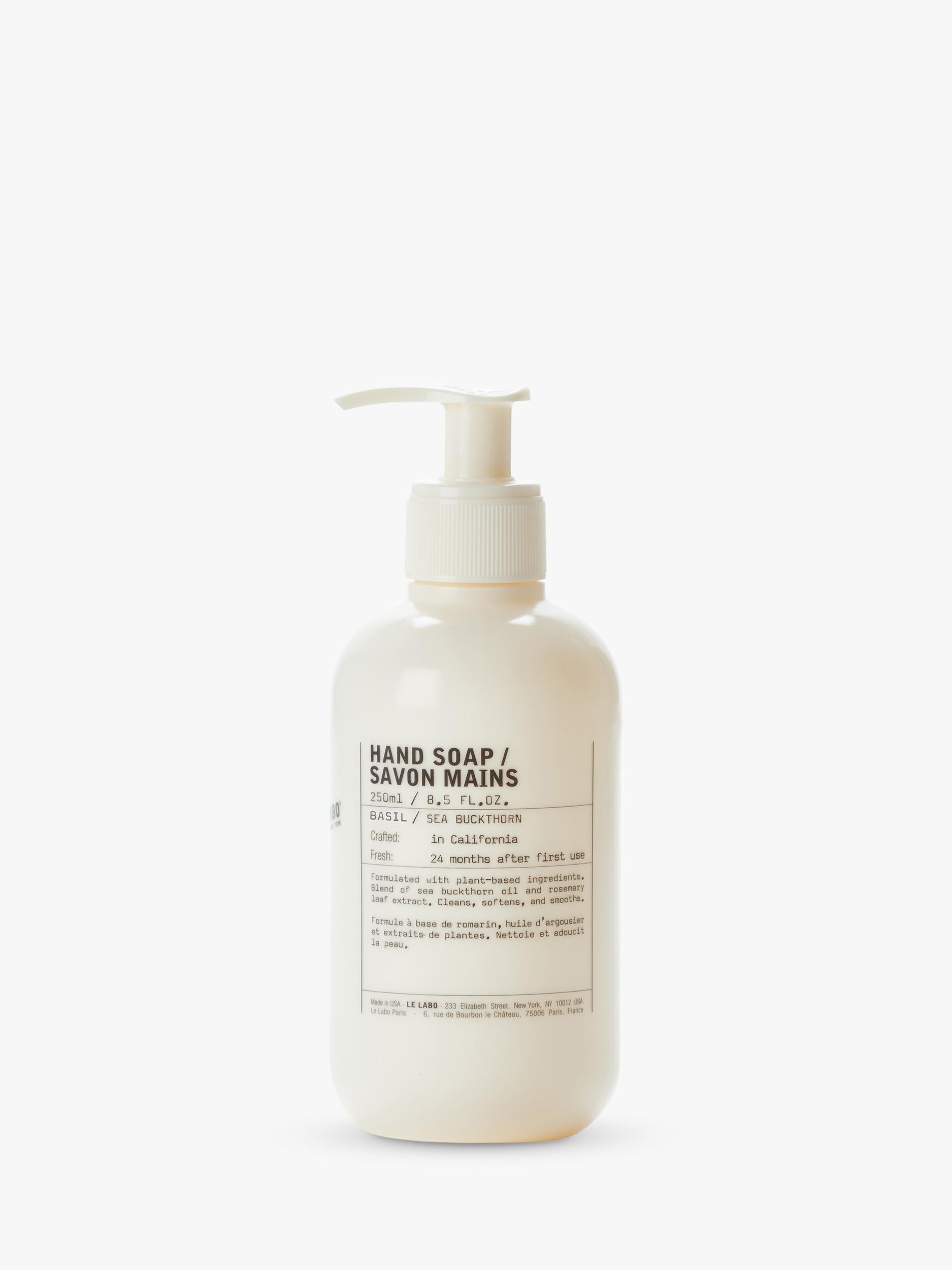 Le Labo basil hand soap 250ml, UK version