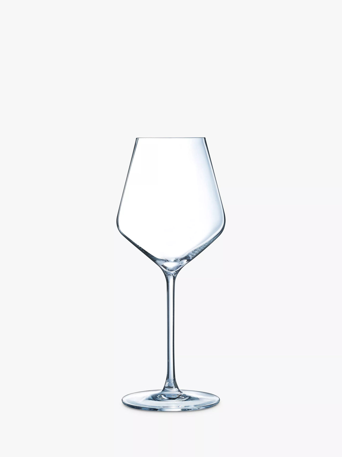 Eclat crystal stemmed wine glasses set of 6 380ml clear - British product