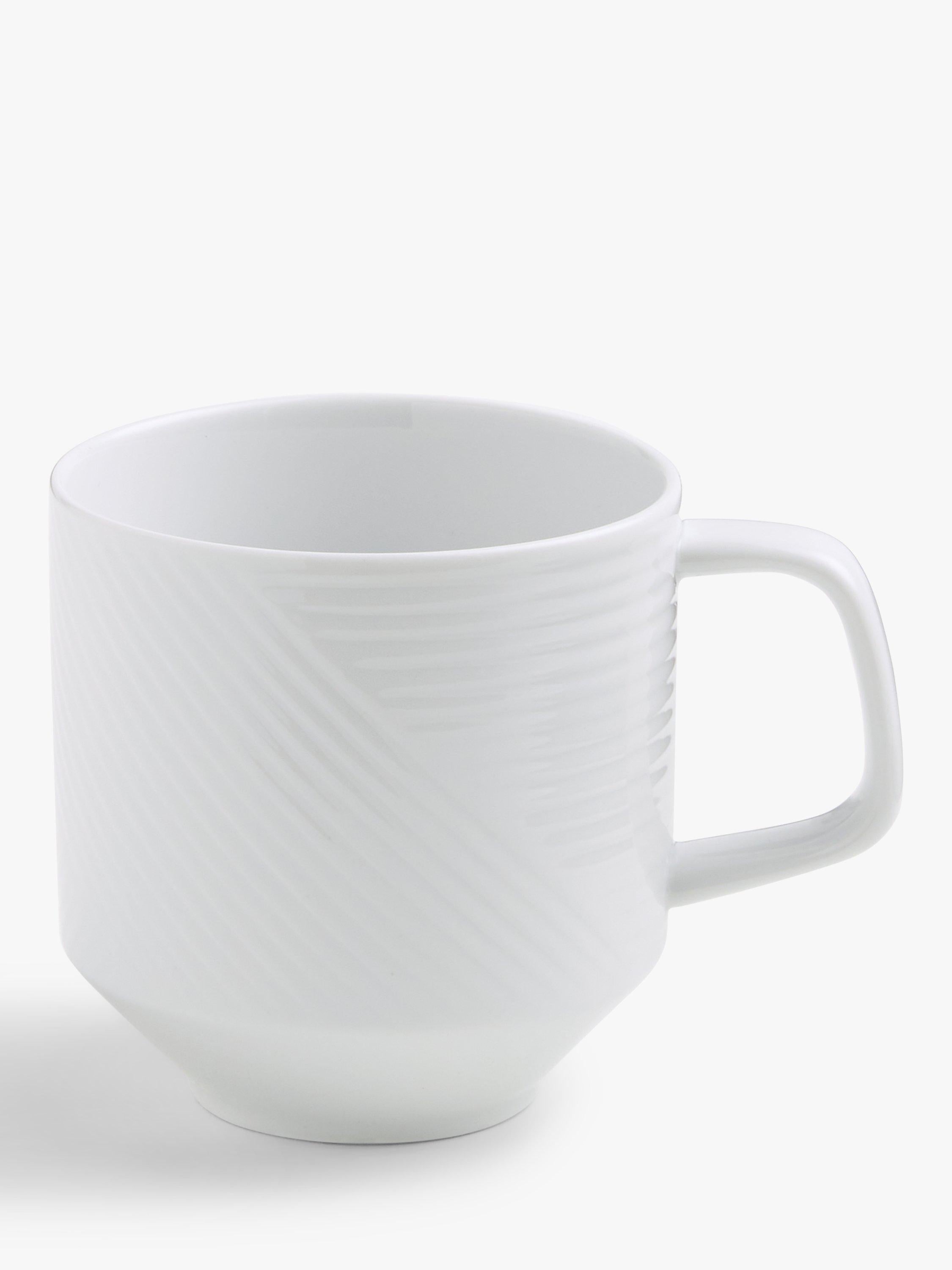 John Lewis porcelain mugs set of 2, 400ml - British product