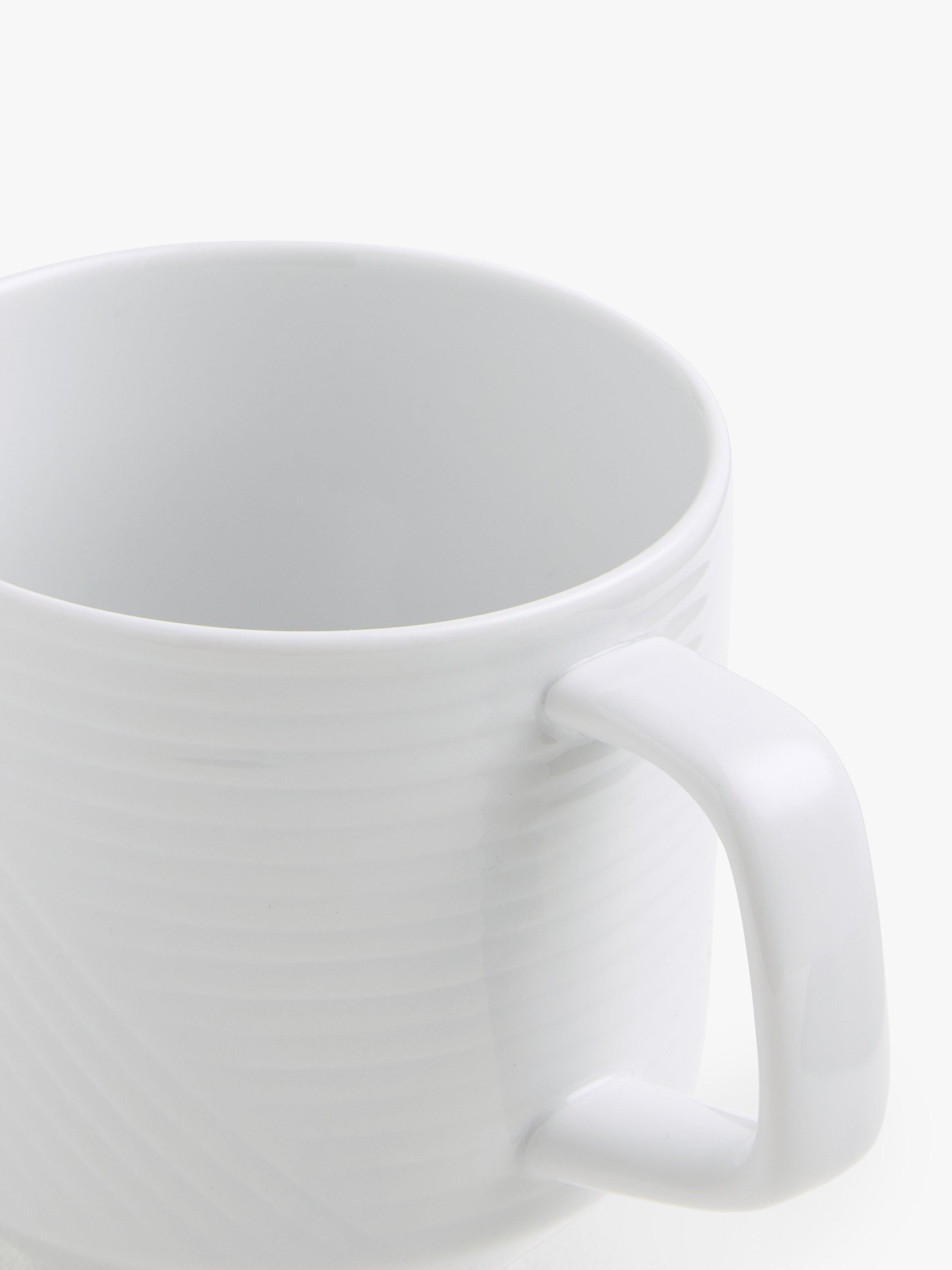 John Lewis porcelain mugs set of 2, 400ml - British product