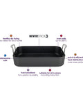 Eaziglide Neverstick3 Professional Non-Stick Induction Roaster 33cm - British product