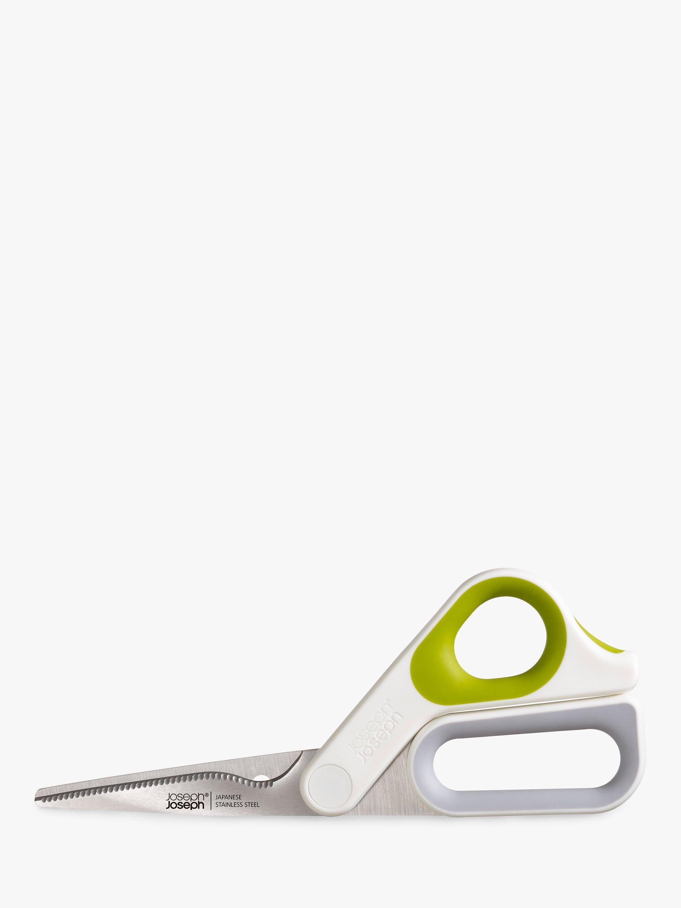 Joseph Joseph PowerGrip kitchen scissors with Japanese stainless-steel blades and non-slip grip, UK version