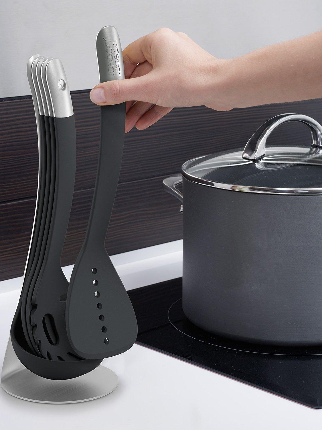 Joseph Joseph nest kitchen utensil set of 6 in grey, UK version