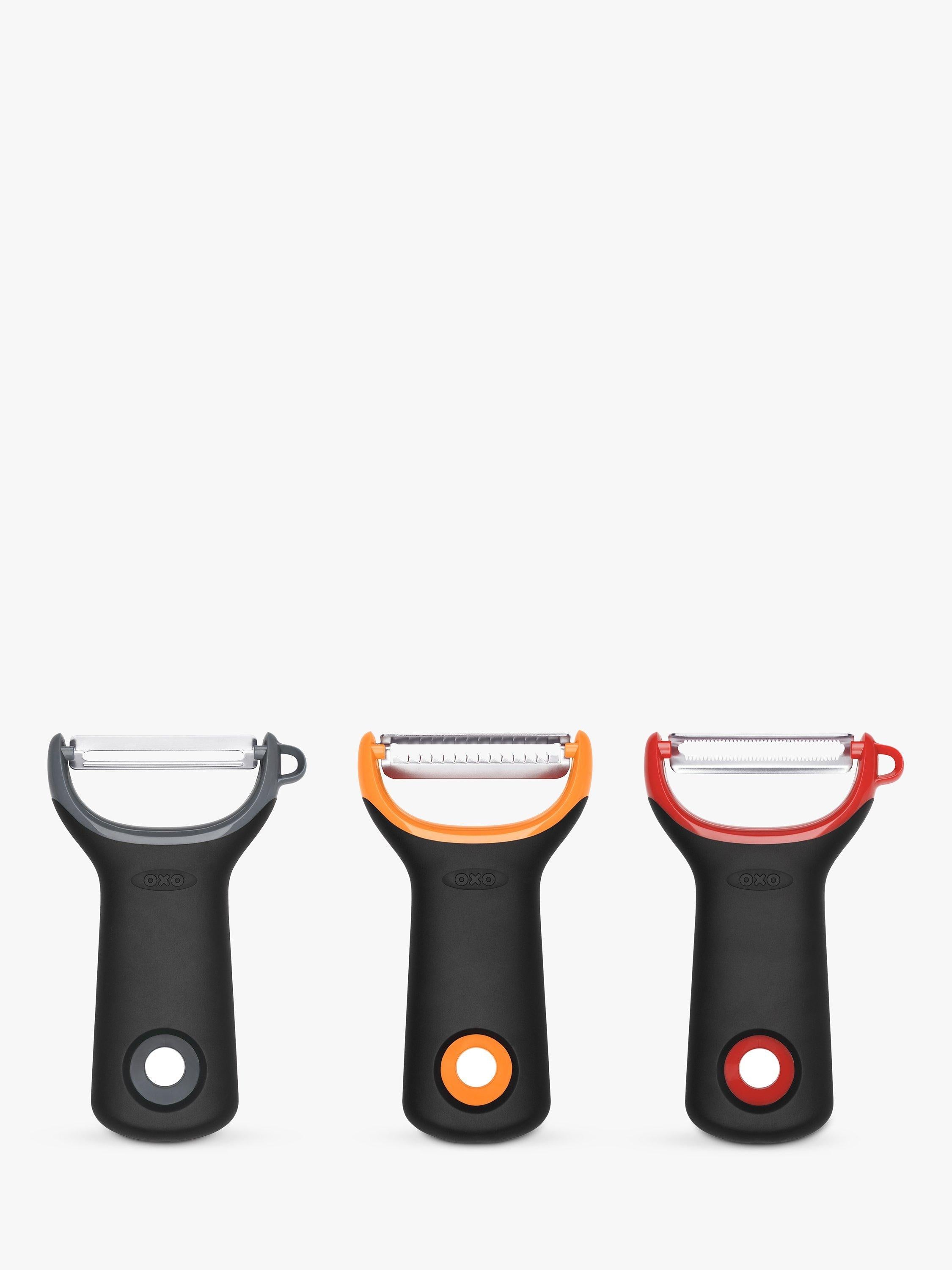 OXO Good Grips Assorted Prep Peelers Set of 3, imported from the UK
