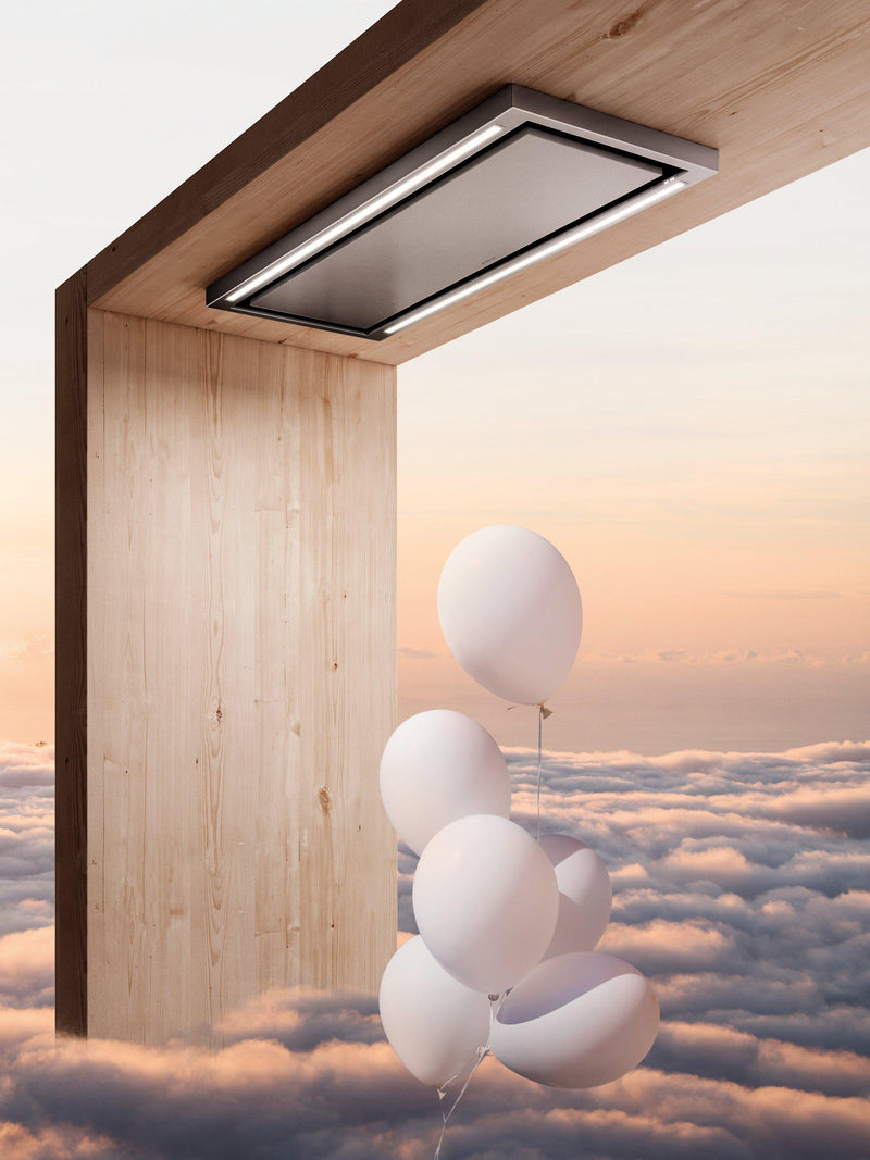Elica Cloud Seven 90cm Duct-Out Ceiling Cooker Hood - British product