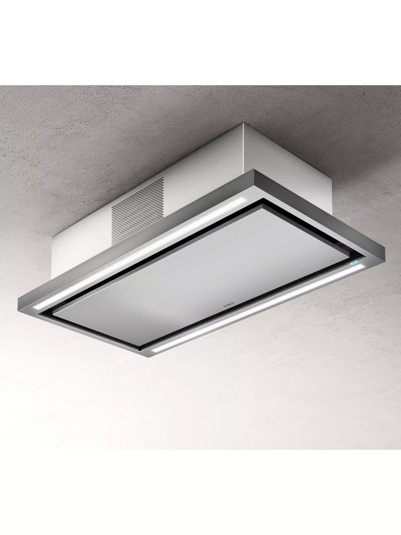 Elica ceiling cooker hood stainless steel 90cm - British product