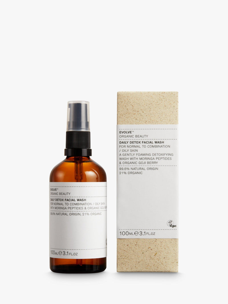 Evolve Organic Beauty Daily Detox Facial Wash 100ml - British product