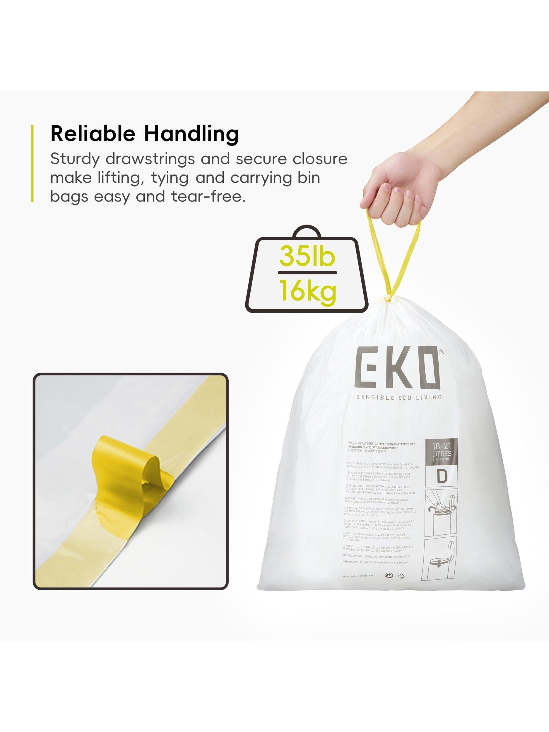 EKO bin liners 18-21L pack of 20 - British product