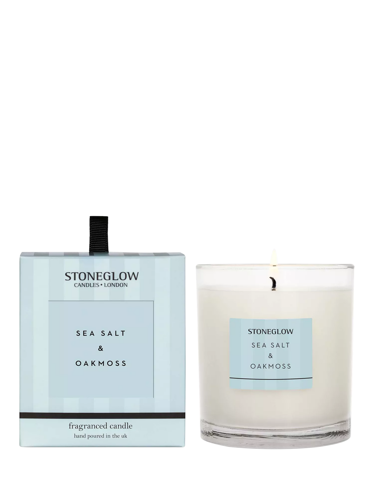Stoneglow Sea Salt & Oakmoss scented candle 200g (British brand)