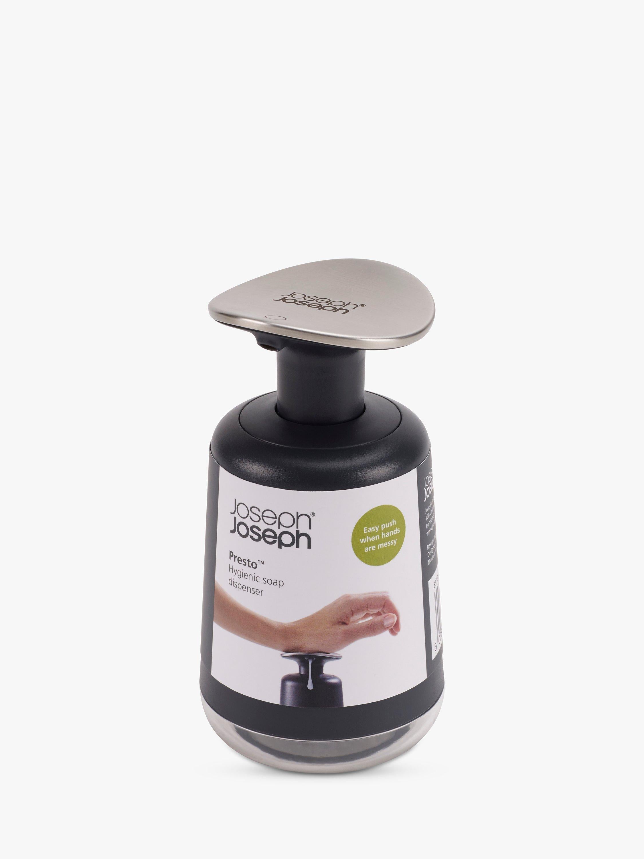 Joseph Joseph soap dispenser with transparent window and non-slip base 350ml, UK version