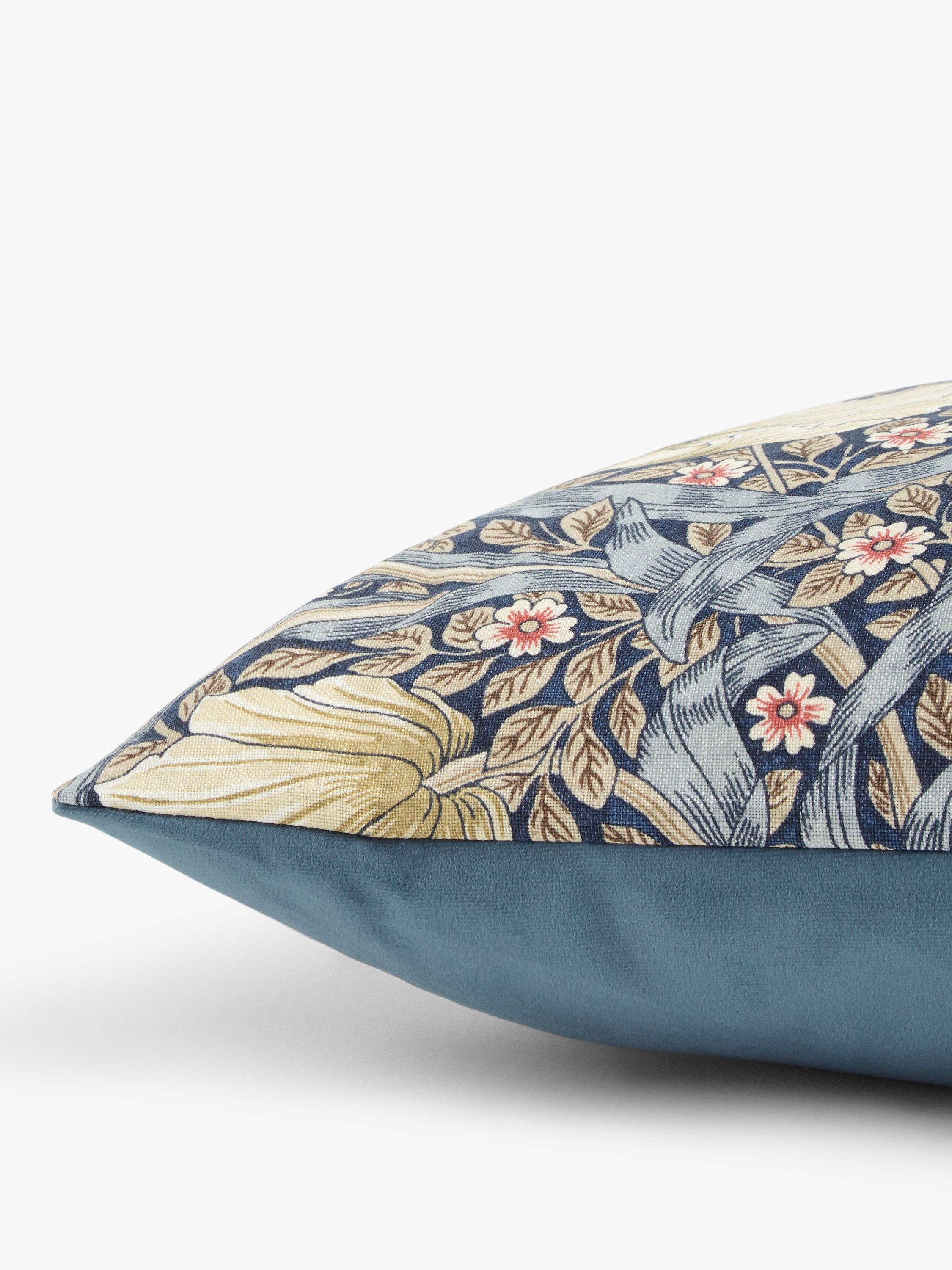 Morris & Co. cushion Indigo, imported from the UK