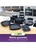 Eaziglide Neverstick2 Aluminium Non-Stick Sauce Pot, Black, 16cm - British product