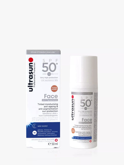 Ultrasun Face Anti-Age and Anti-Pigmentation Sun Cream SPF 50+ for Sensitive Skin 50ml