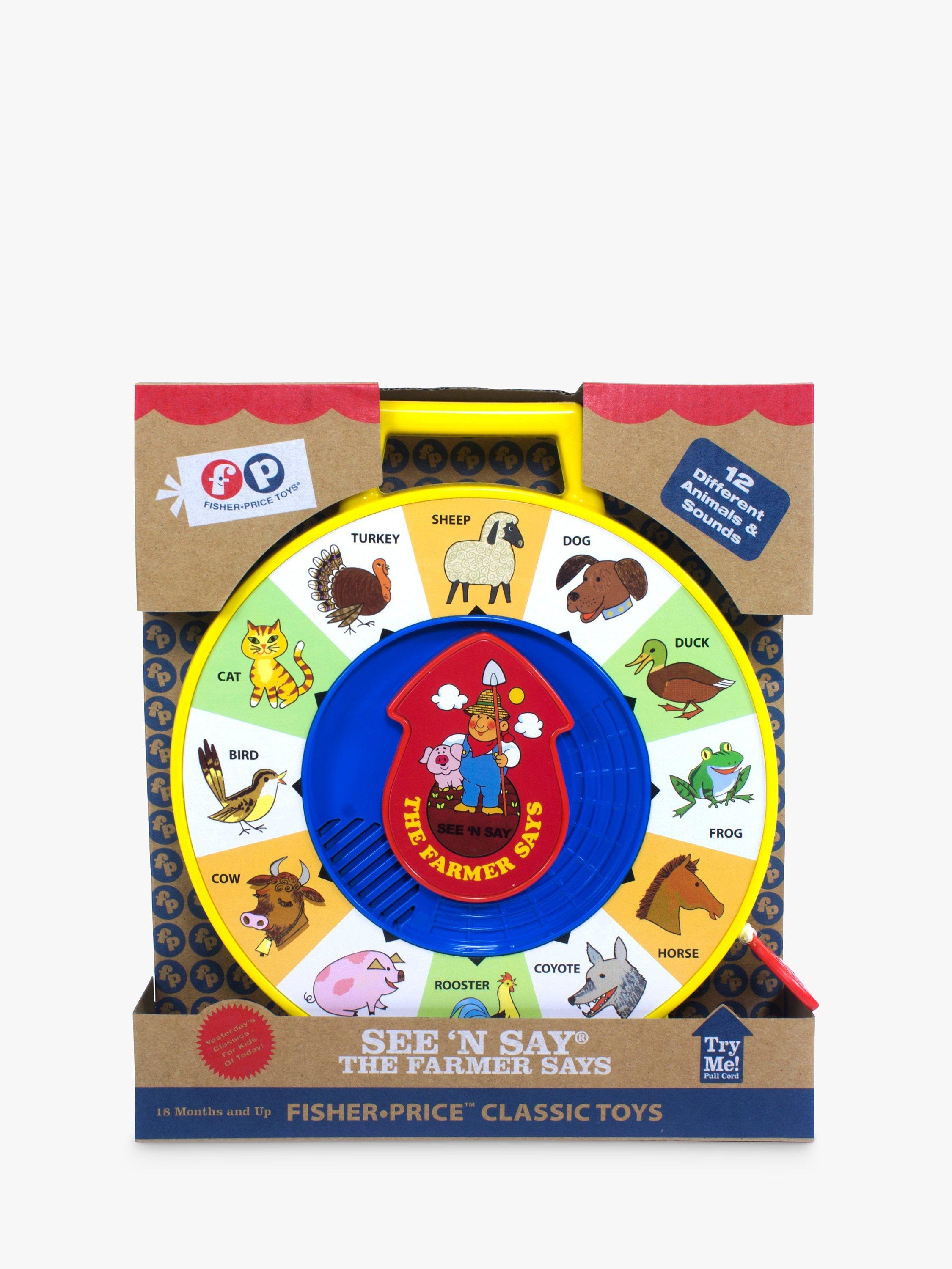 Fisher-Price Classics See 'N Say The Farmer Says animal sounds toy - British product