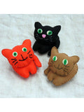 Buttonbag Kitten Crew Sewing Kit - British product