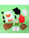 Buttonbag Kitten Crew Sewing Kit - British product