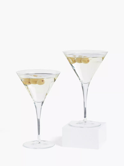 John Lewis Connoisseur Martini Cocktail Glasses Set of 2, 300ml, Clear