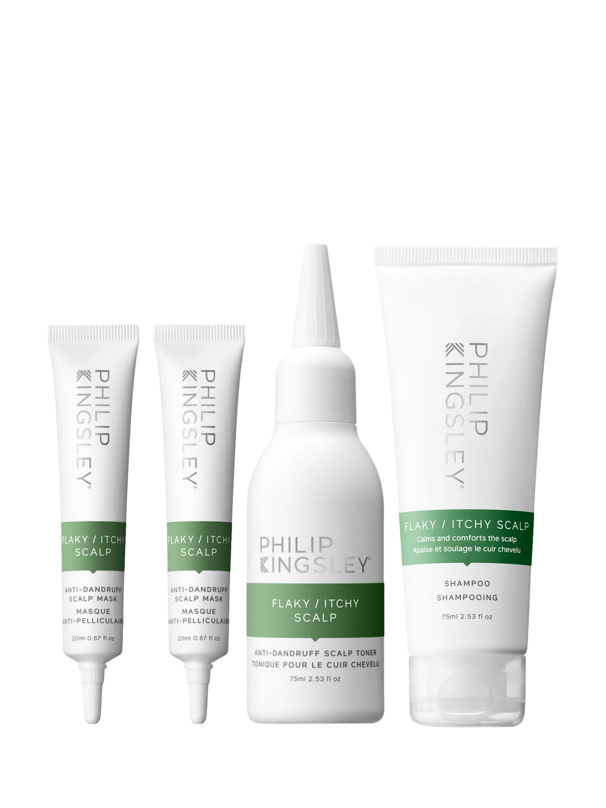 Philip Kingsley Flaky Itchy Scalp 8-Day Kit, imported from the UK