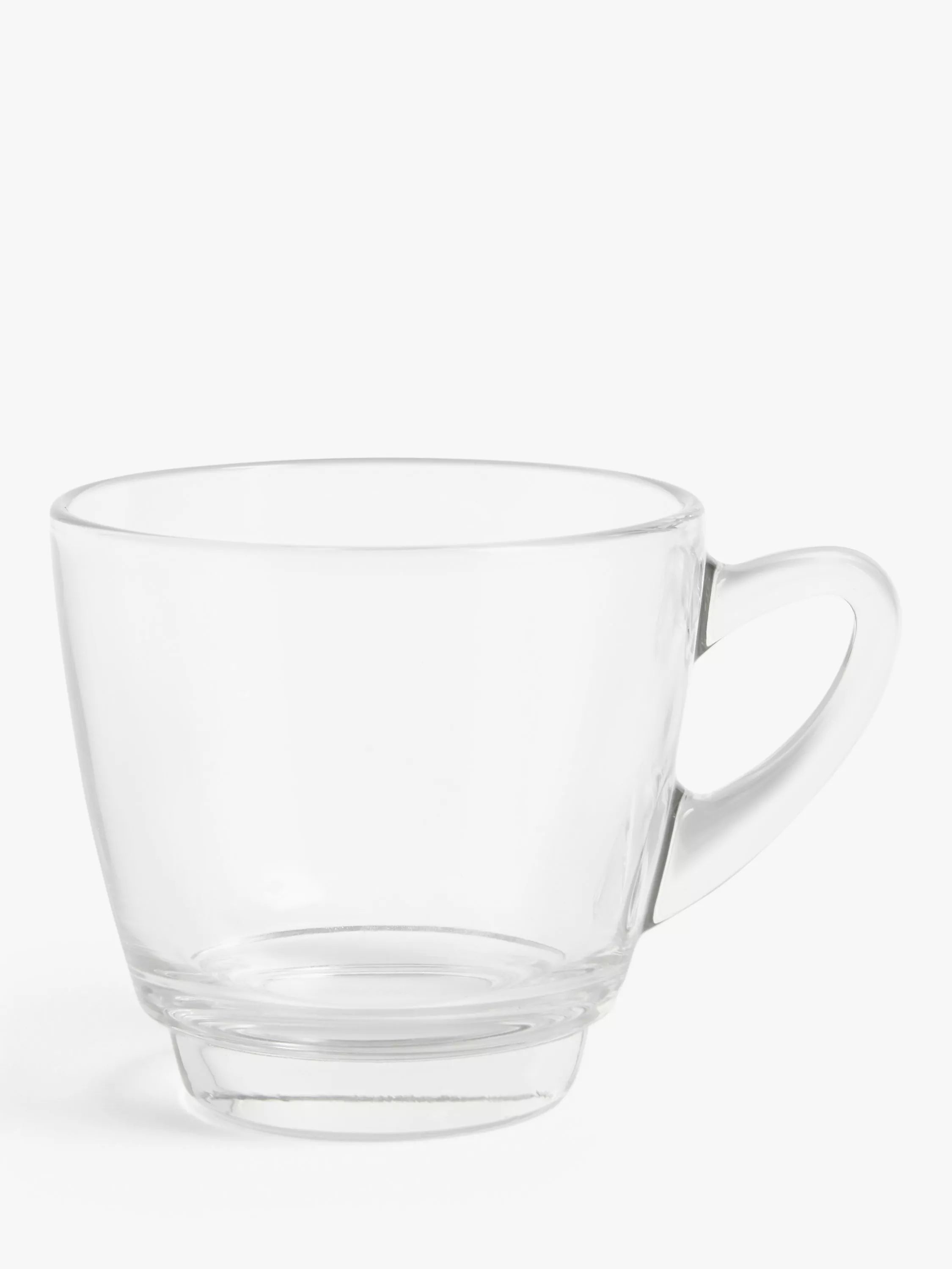 John Lewis clear glass Americano cups, set of two 320ml, UK version