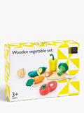 John Lewis Wooden Vegetable Set Pretend Play Toy Set, UK version