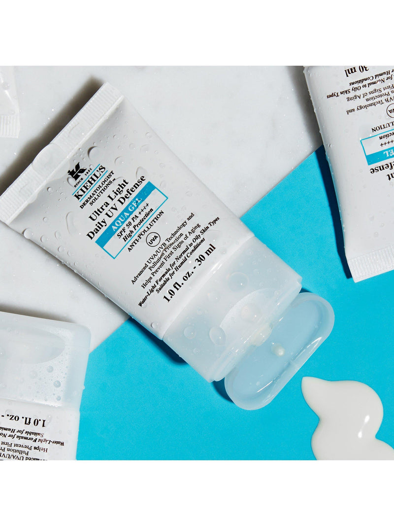Kiehl's SPF 50 aqua gel sunscreen, UK version