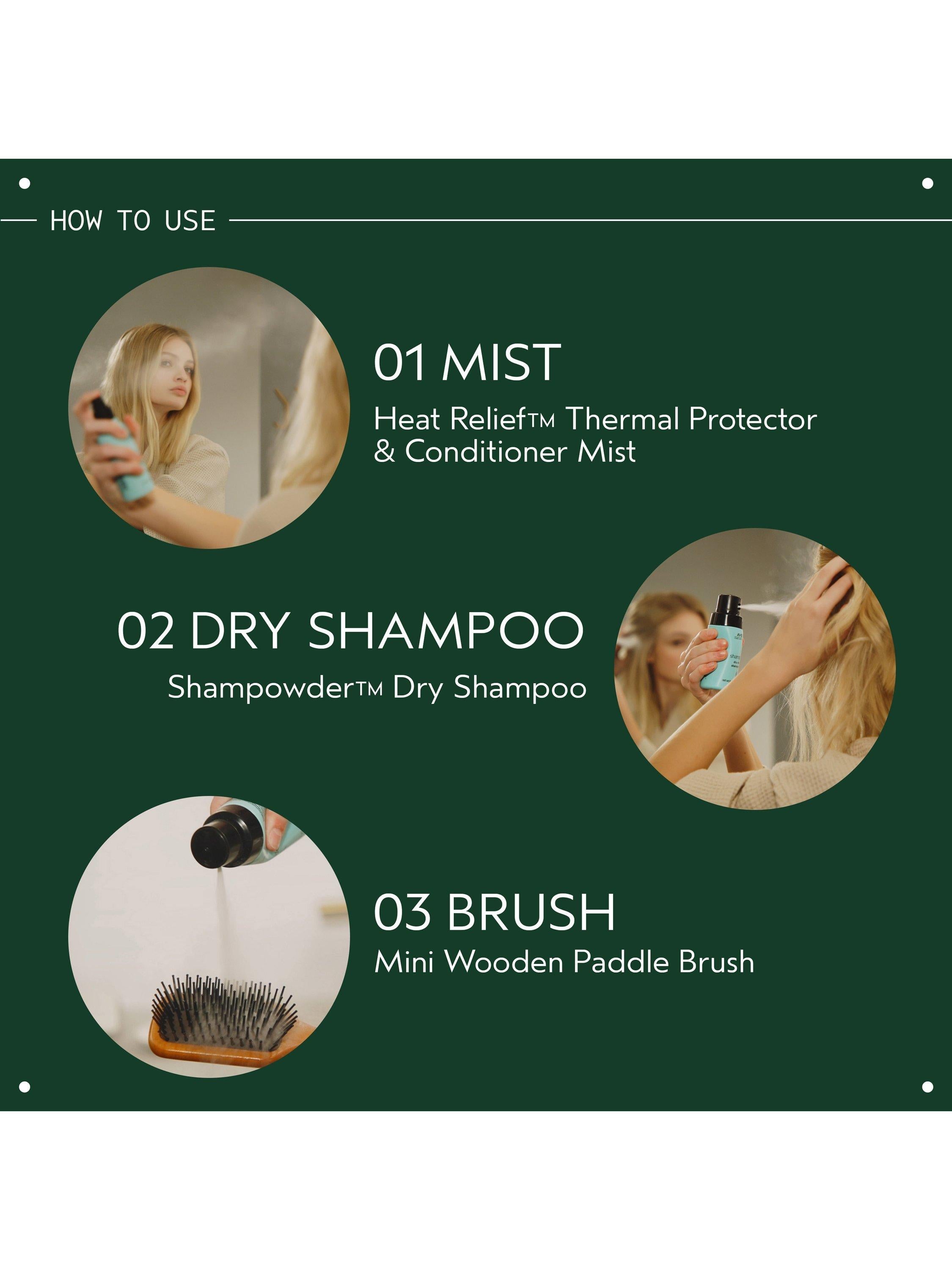Aveda Mini Paddle Hair Brush - British product