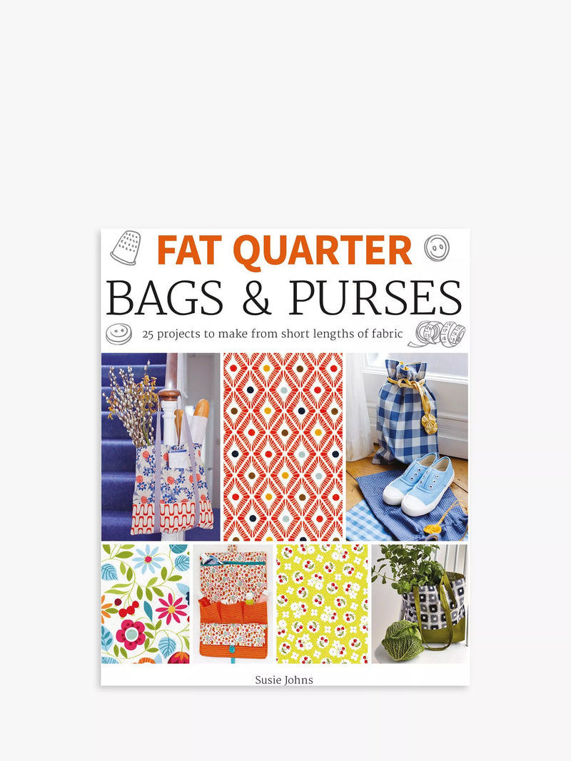 Sewing book for fat quarter bags and purses - British product