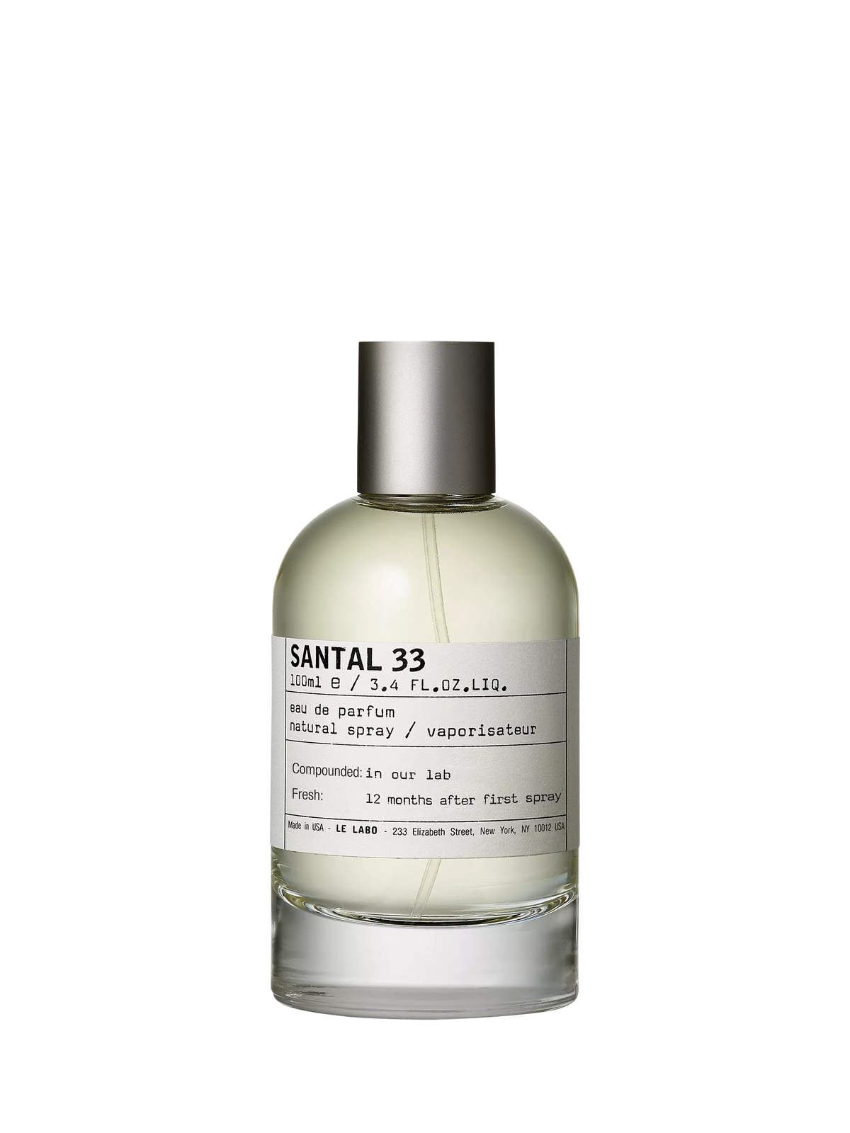 Le Labo Santal 33 Eau de Parfum fragrance, UK version