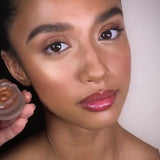 Charlotte Tilbury cream eyeshadow in rose gold - British product