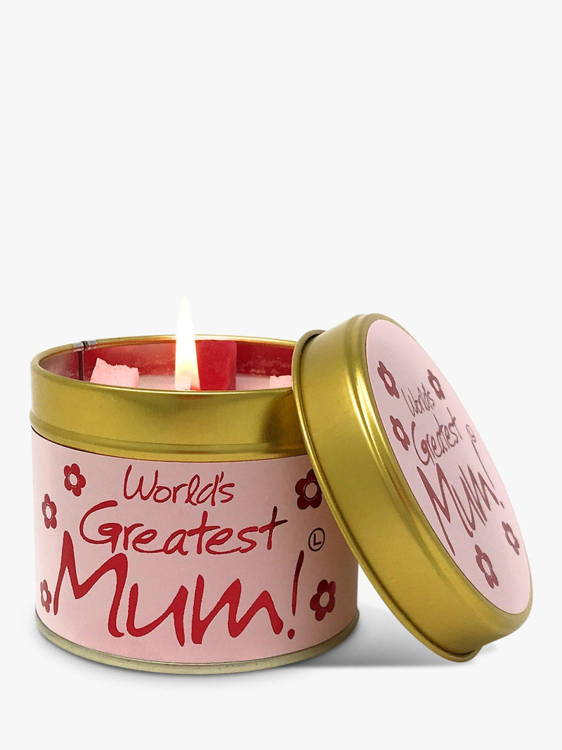 Lily-flame World's Greatest Mum scented tin candle 230g, UK version