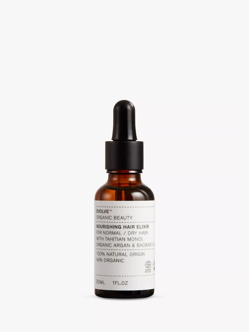 Evolve Organic Beauty Nourishing Hair Elixir 30ml - British product