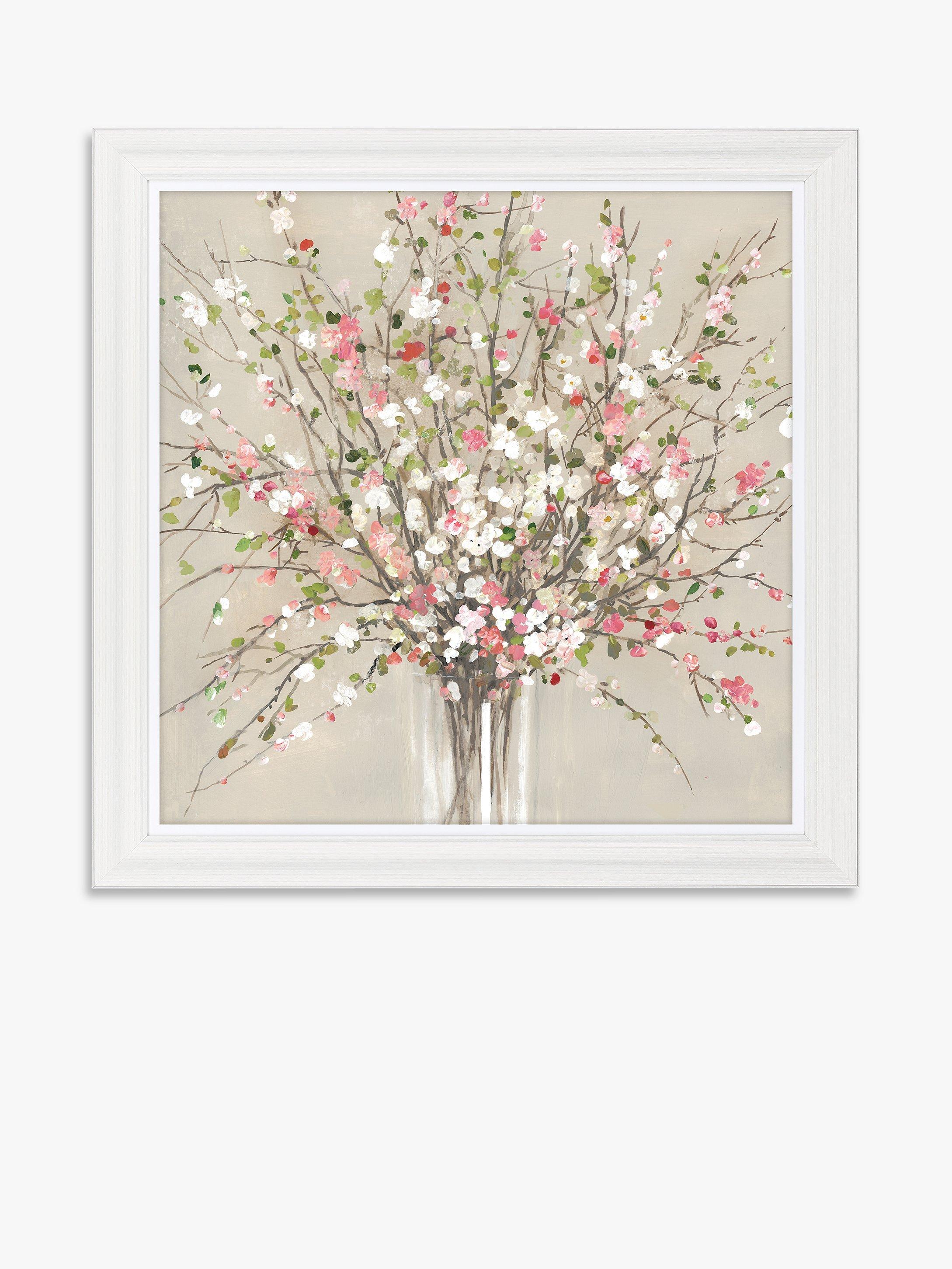 John Lewis Floral Print Pink Multi 81 x 81cm, UK version