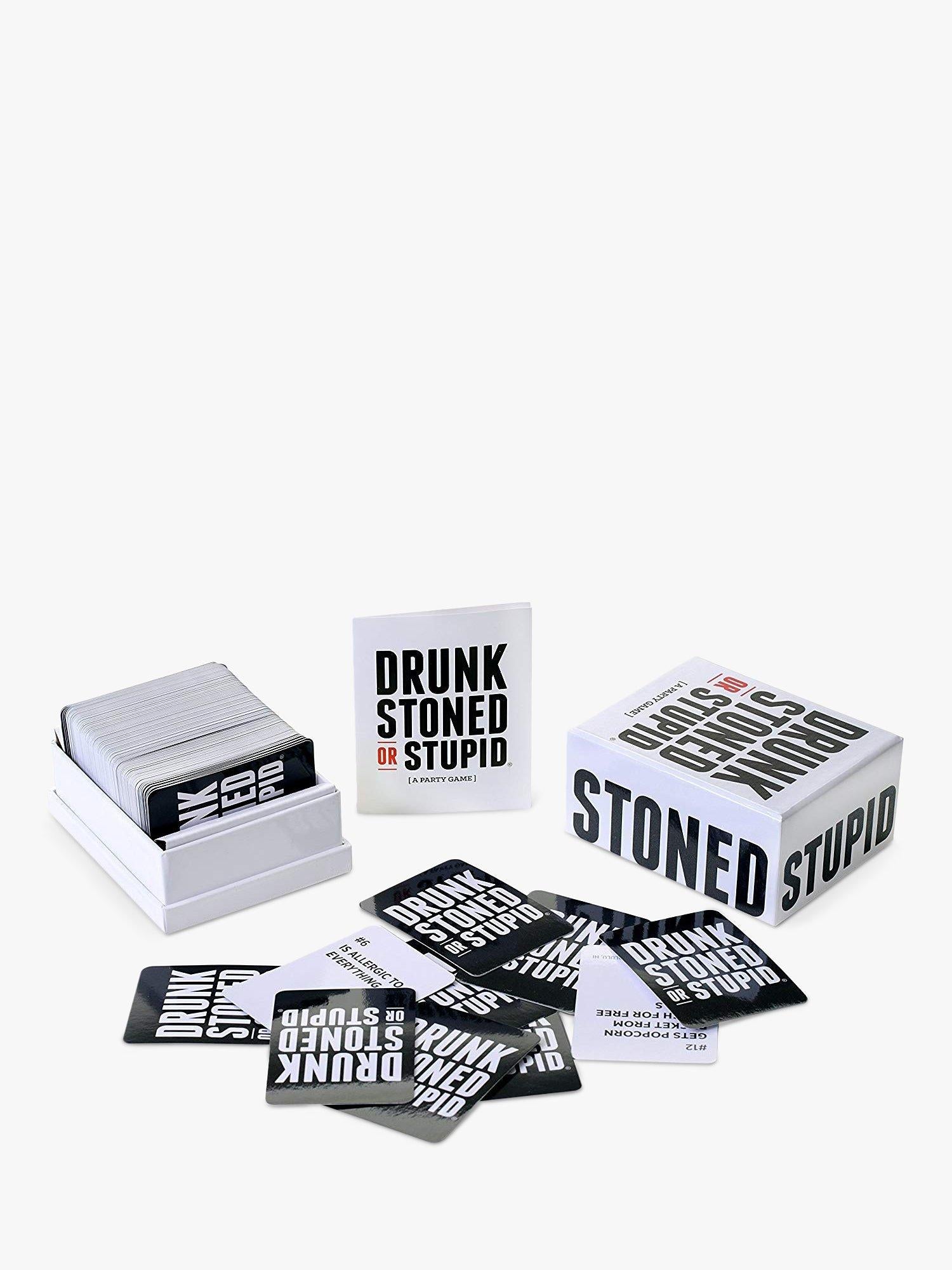 Drunk Stoned or Stupid party game 250 cards - British product