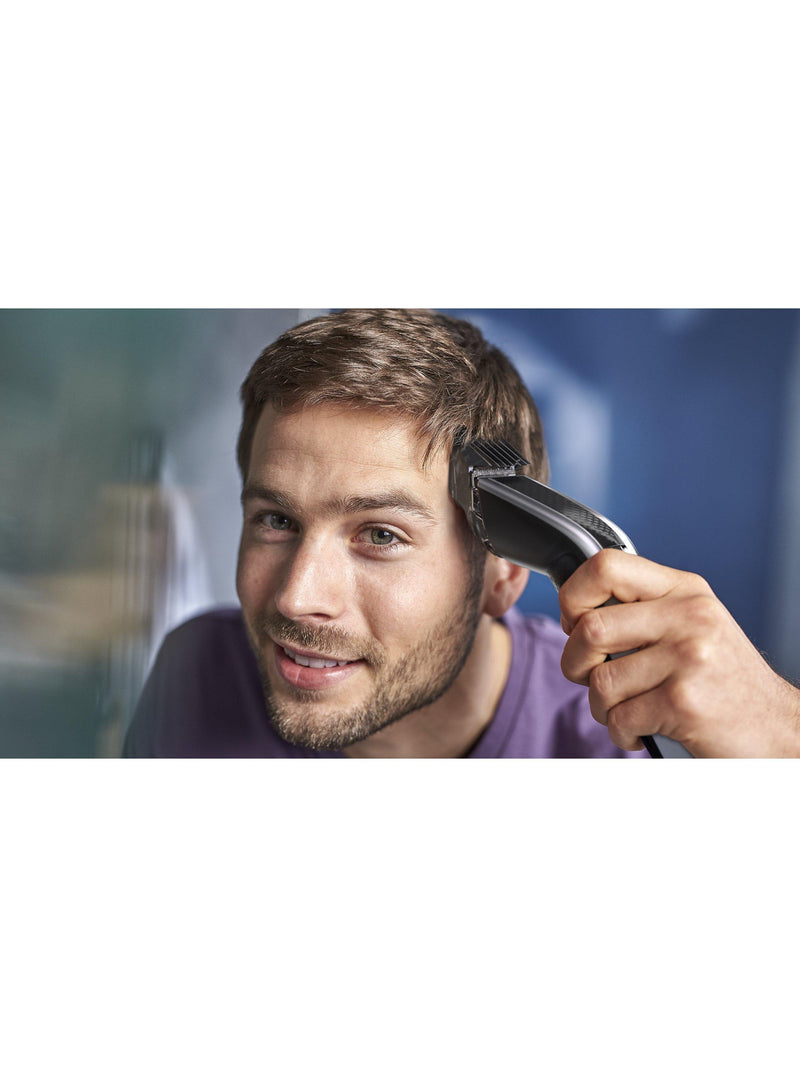Philips cordless hair clipper with Turbo Mode in Silver, imported from the UK