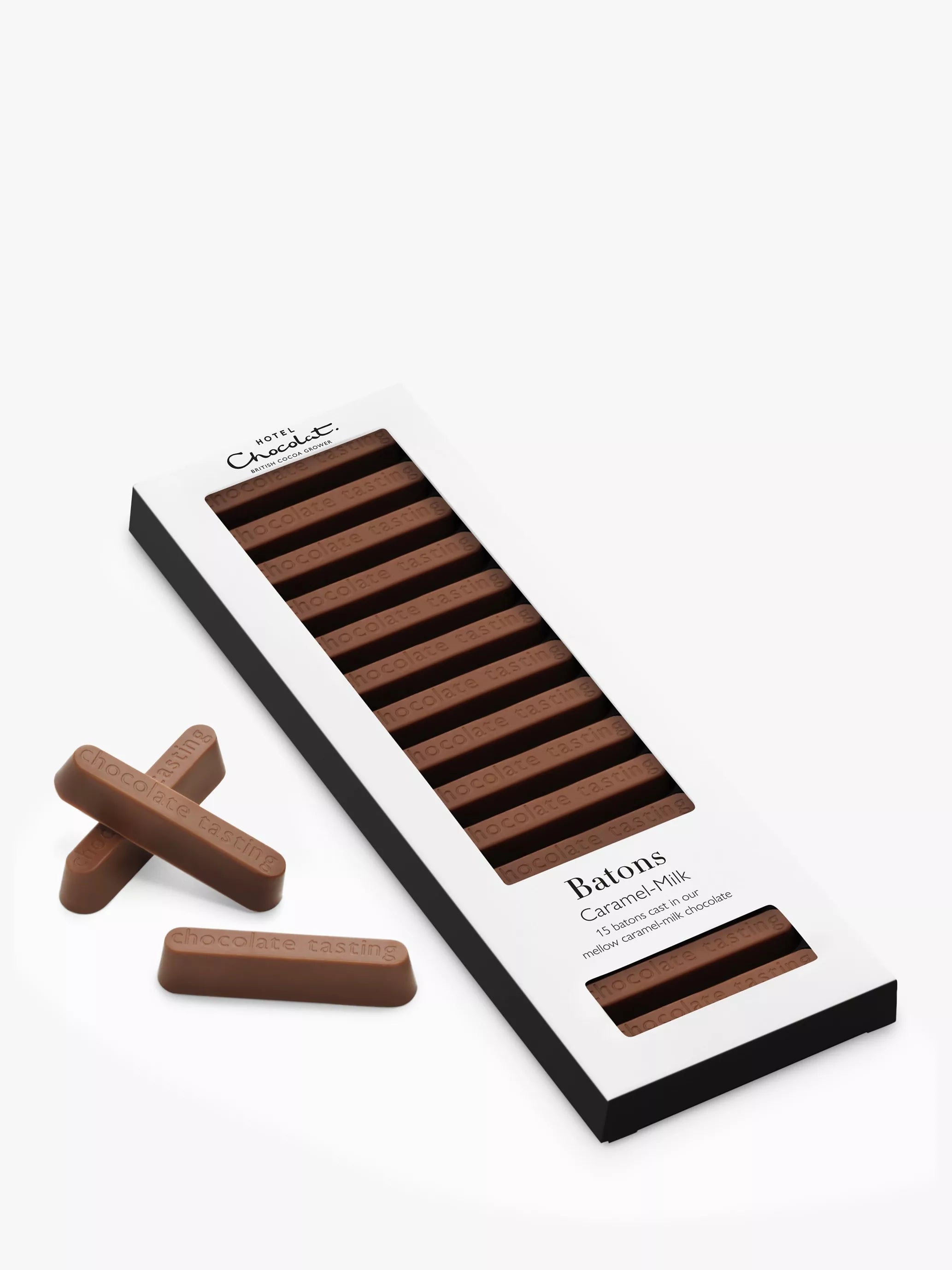 Hotel Chocolat caramel milk chocolate batons 120g, UK version