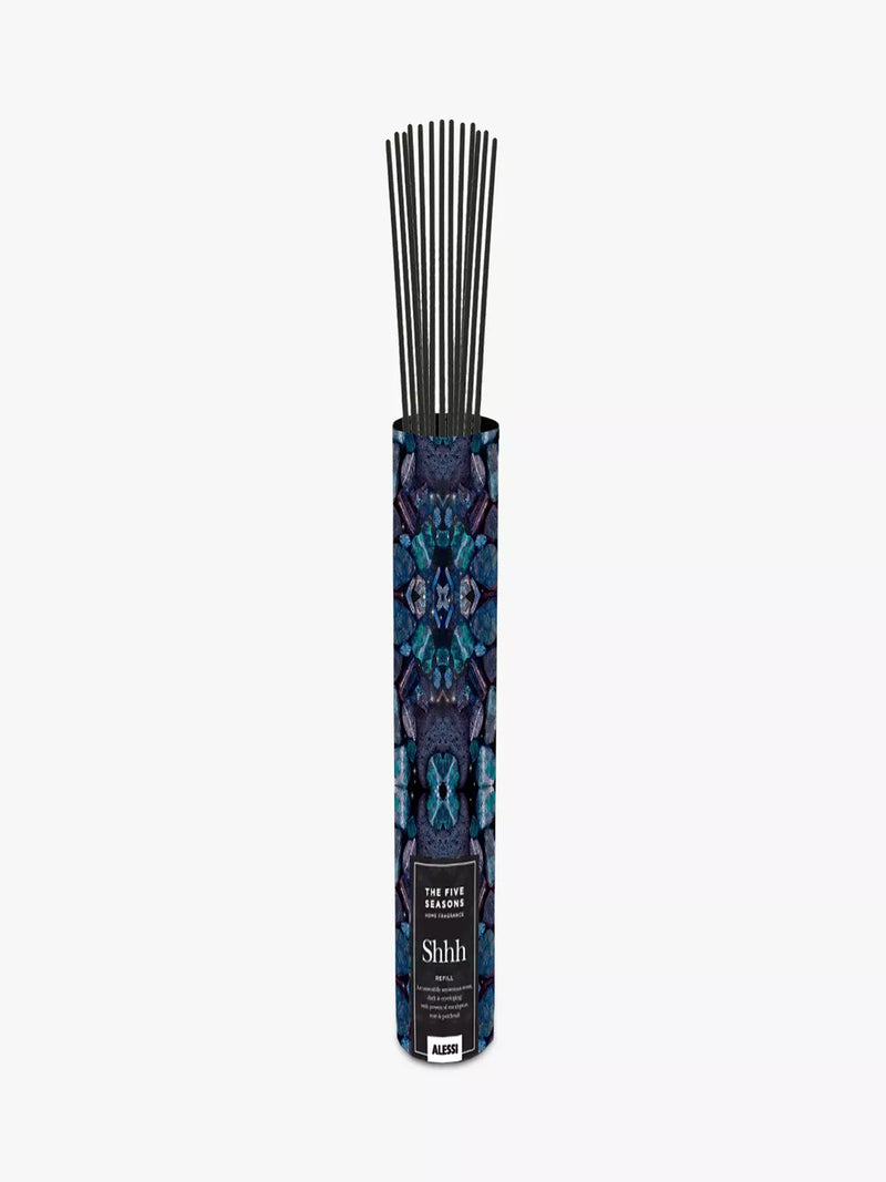 Alessi Shhh incense sticks with eucalyptus rose patchouli fragrance, pack of 20 - British product