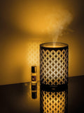 Esteban electric diffuser black metal art deco design - British product