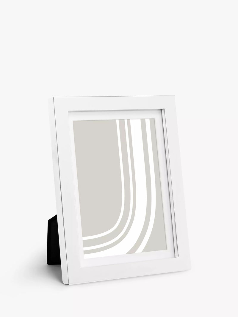John Lewis silver plated box photo frame, UK version