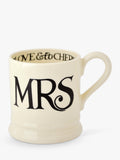 Emma Bridgewater Black Toast Mr and Mrs mugs 300ml - British product