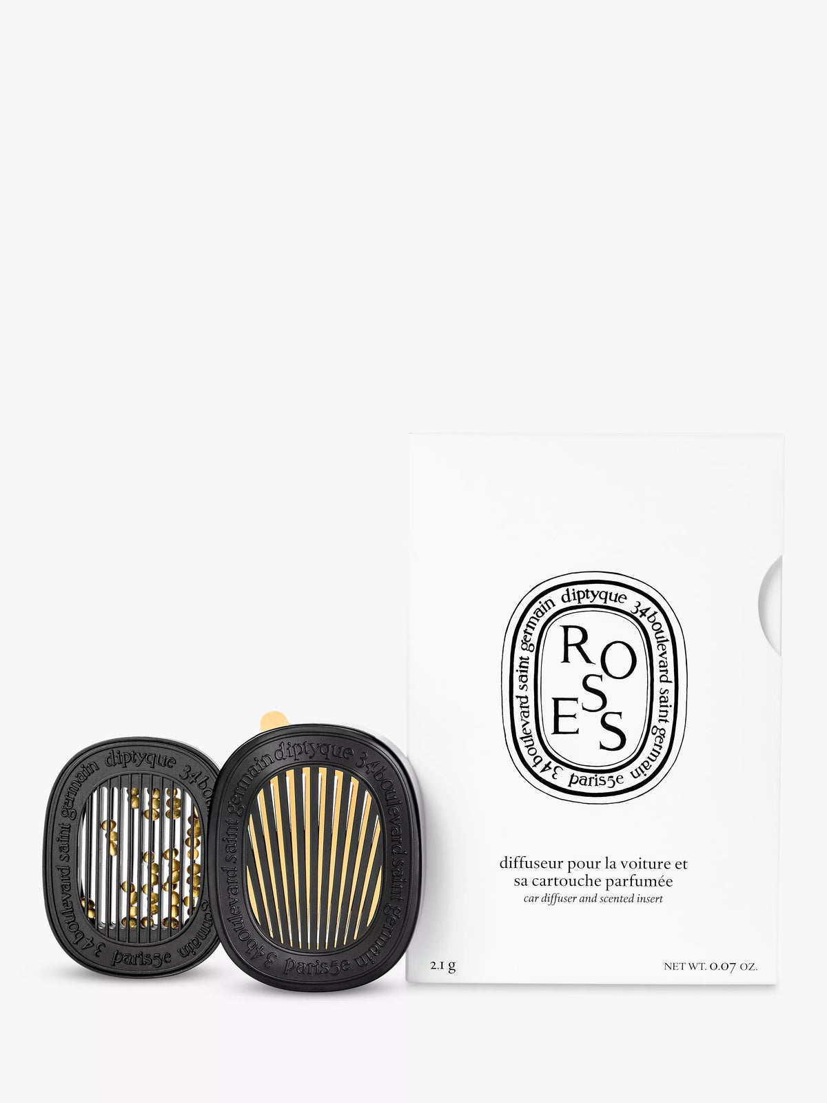 Diptyque car diffuser roses insert 2.1g - British product